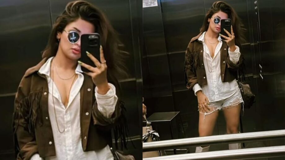 मिरर सेल्फी गेम में फिर शामिल हुईं अवनीत कौर, फैंस को किया मोहित