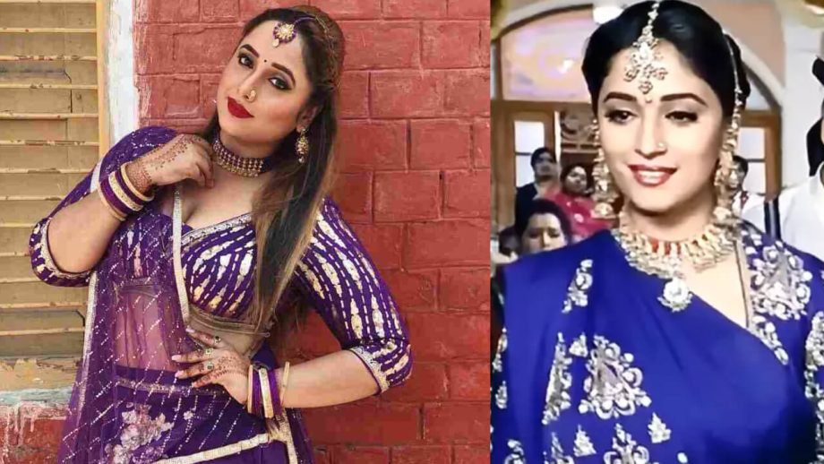 रानी चटर्जी ने अपनाया माधुरी दीक्षित का लुक, फैंस के उड़े होश