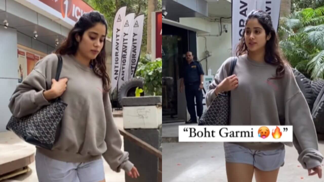 अपने बोल्डनेस से सभी को जलाने वाली जान्हवी कपूर हुईं मुबंई के गर्मी से परेशान