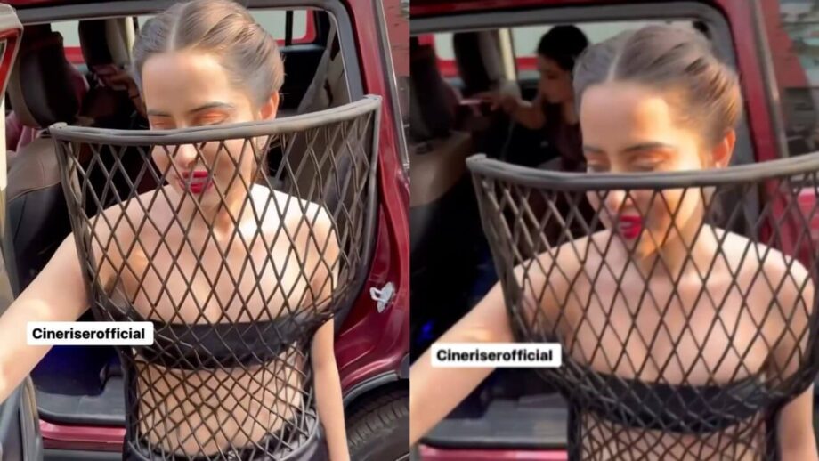 उर्फी जावेद की सुरक्षा देख नेटिजंस के छुटे पसीने