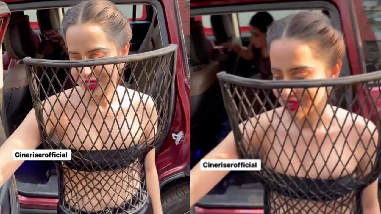 उर्फी जावेद की सुरक्षा देख नेटिजंस के छुटे पसीने