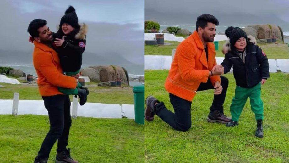 शिव ठाकरे से मिलकर फुले न समाए अब्दु रोजिक, शिव ने उठाया गोद शिव ठाकरे से मिलकर फुले न समाए अब्दु रोजिक, शिव ने उठाया गोद