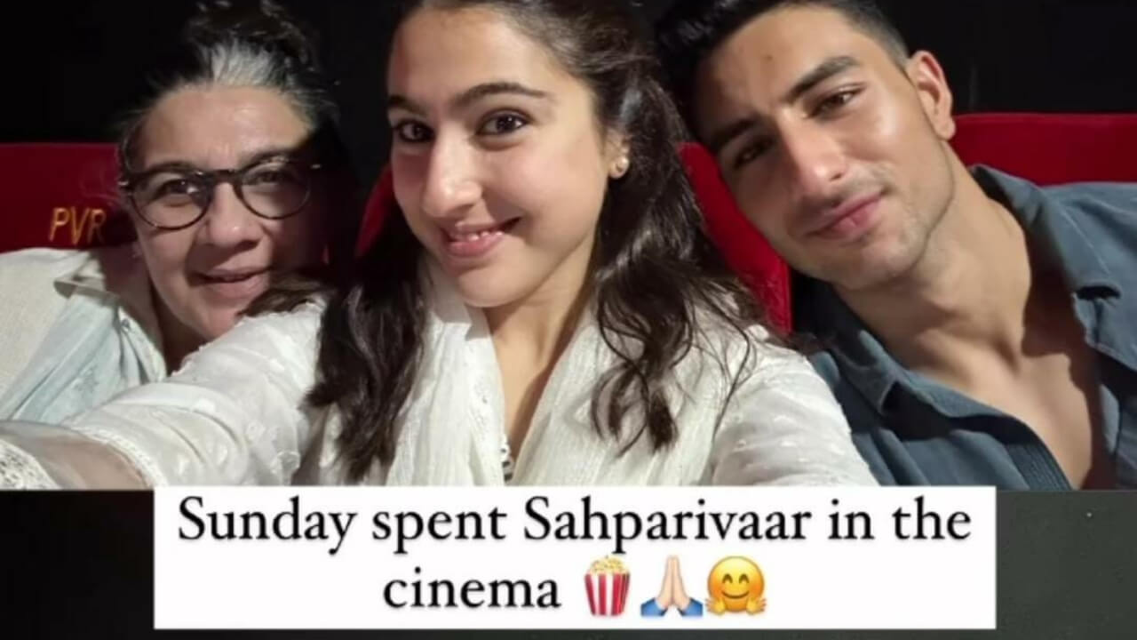सारा अली खान ने अपनी मां और भाई के साथ देखी ‘जरा हटके जरा बचके’; फिल्म को मिल रहे प्यार पर जाहिर की अपनी खुशी