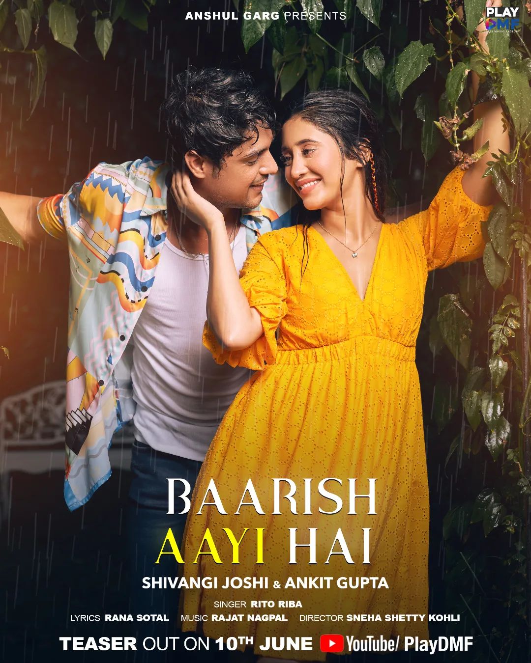 Barish Aayi hai: Shivangi Joshi and Ankit Gupta's new album Song teaser launched 16877