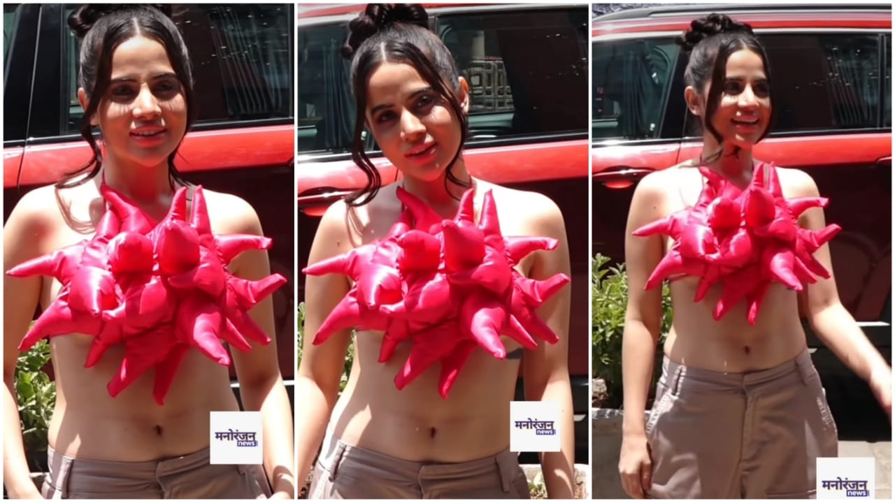 उर्फी जावेद ने फिर दिखाया अपना अनोखा फैशन, सभी के उड़े होश