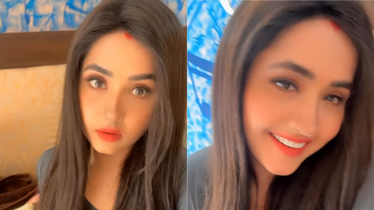 काजल राघवानी के माग में दिखा सिंधुर तो फैन ने कहा, “खेसारी भाई के साथ..”