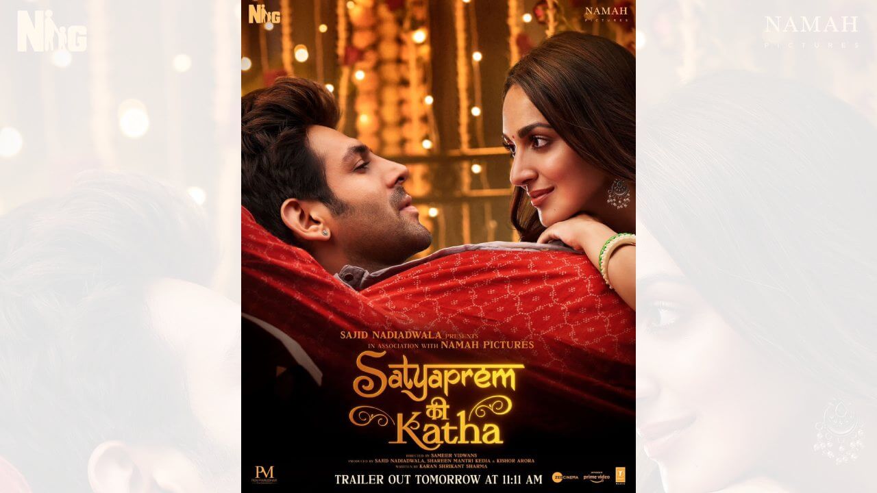 कार्तिक आर्यन और कियारा आडवाणी की “सत्यप्रेम की कथा” का नया पोस्टर हुआ रिलीज, कल उठेगा ट्रेलर से पर्दा