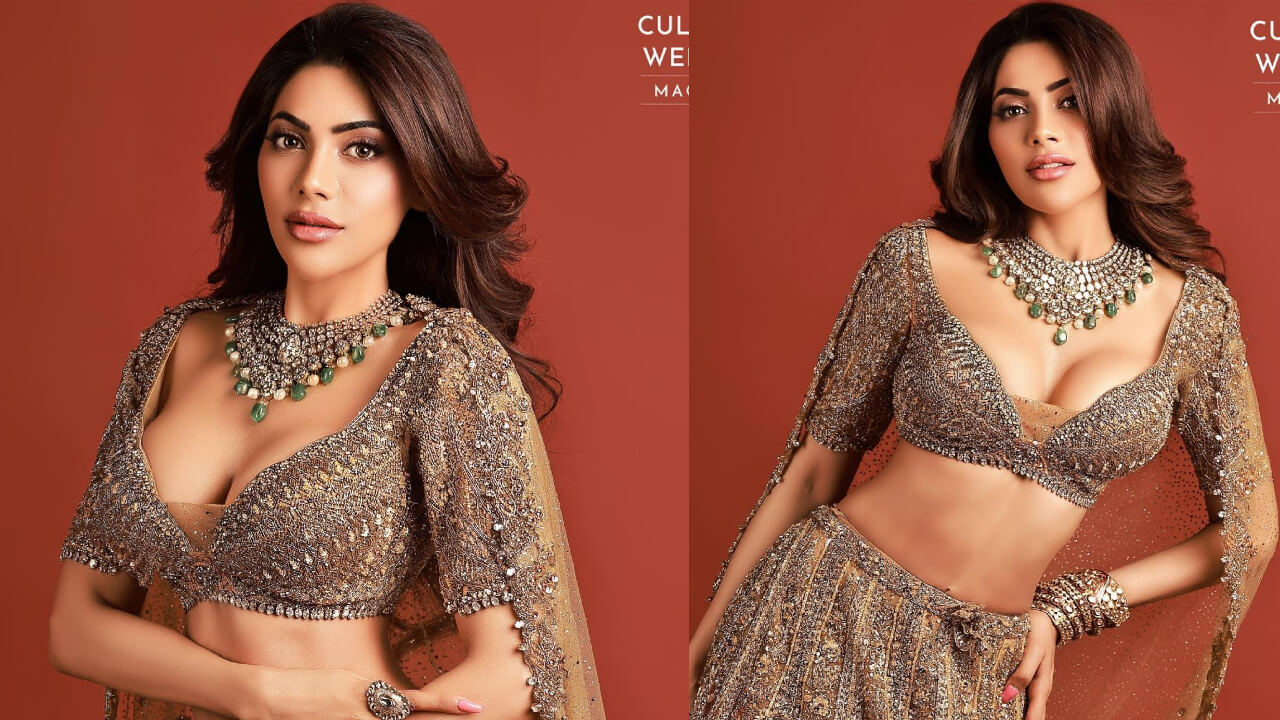 डिजाइनर लहंगे द्वारा बवाल मचा रही है निक्की तंबोली, देखें तस्वीरें