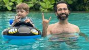 बेटे के साथ स्विमिंग पूल में मस्ती कर रहे हैं नकुल मेहता, फैंस को आया पसंद
