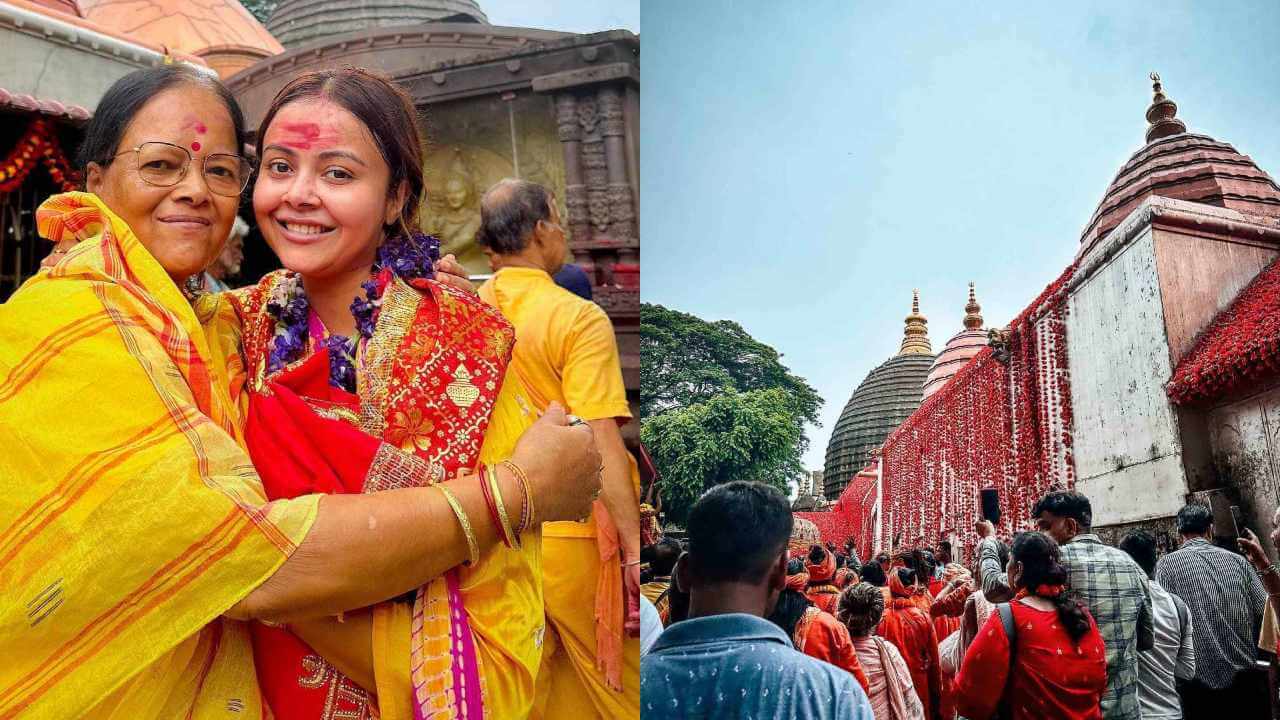 मां के साथ मां कामाख्या धाम पहुंची देवोलीना भट्टाचार्जी, मां की पूजा-अर्चना की और लिया आशीर्वाद