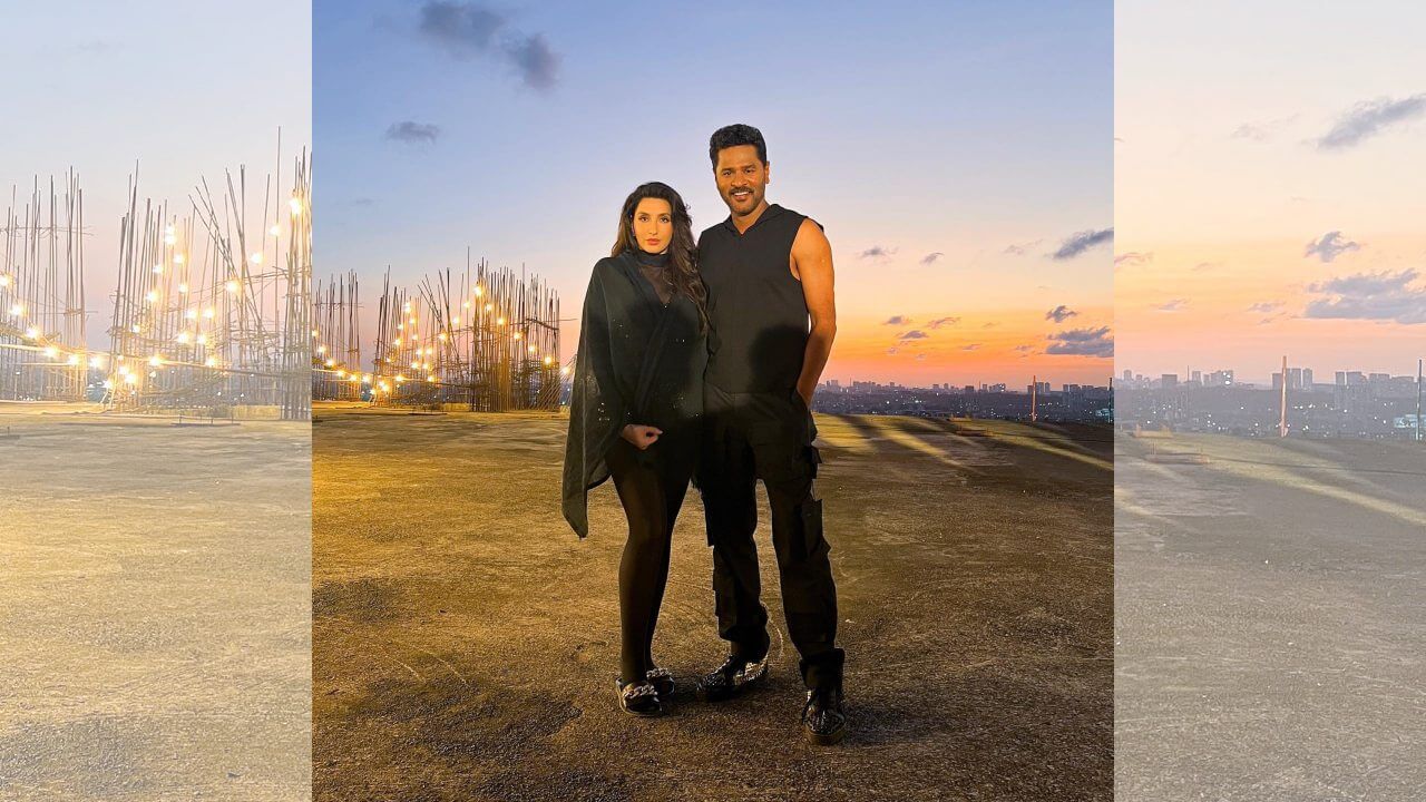 प्रभु देवा के साथ नोरा फतेही ने साझा किया फ्रेम