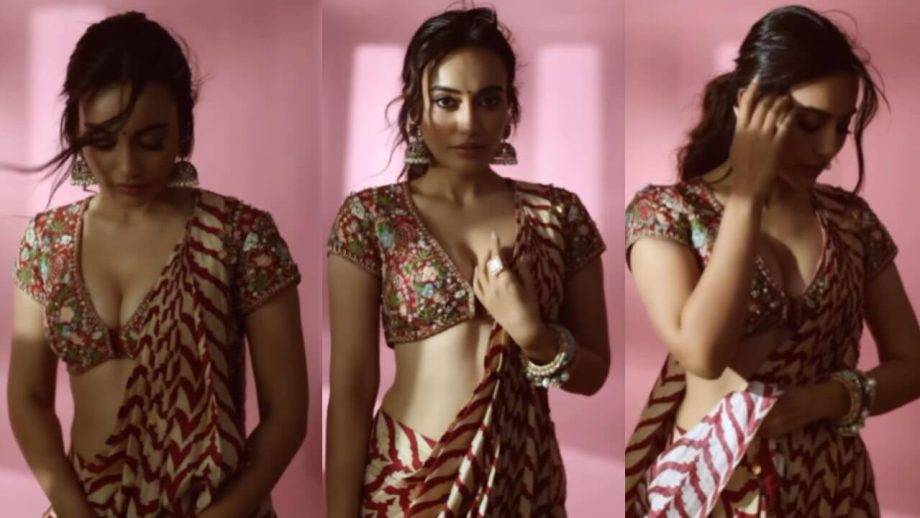 साड़ी में छलका सुरभि ज्योति का  बोल्डनेस, देखें होश उड़ानें वाले अदाएं