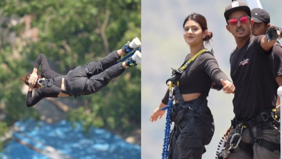 कच्चा बादाम फेम अंजलि अरोड़ा ने किया ऐसा स्टंट की देखने वालों के खुलीं की खुलीं रह गई आंखें,‌ देखें वीडियो