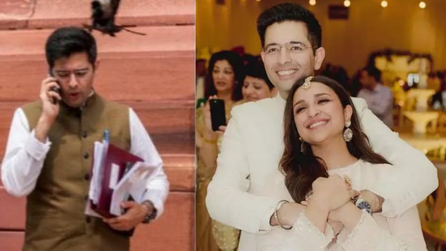 परिणीति चोपड़ा के मंगेतर राघव चड्ढा पर कौवे ने किया हमला परिणीति चोपड़ा के मंगेतर राघव चड्ढा पर कौवे ने किया हमला