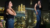 देसी क्वीन सपना चौधरी ने बुर्ज खलीफा के सामने दिया पोज़, तस्वीरें देखकर फैंस के उड़े होश