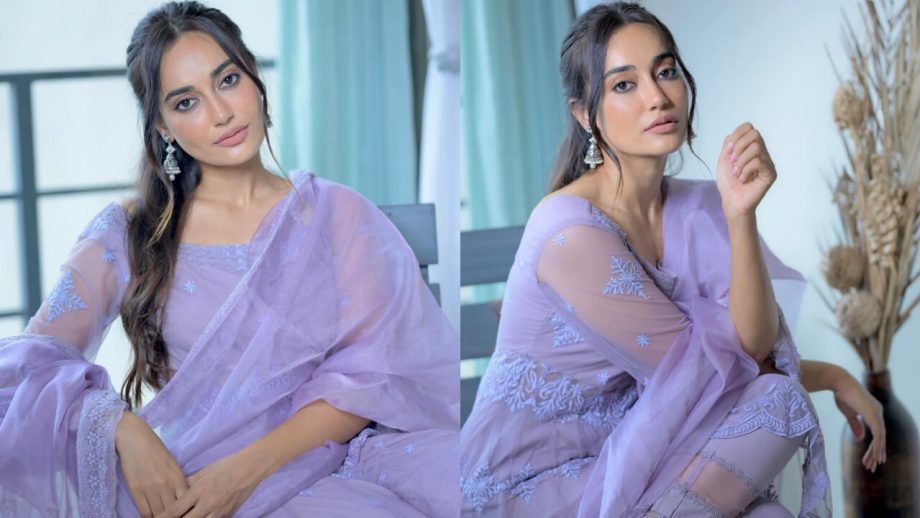 पारंपरिक लुक द्वारा हसीन वाइब्स परोस रही है सुरभि ज्योति