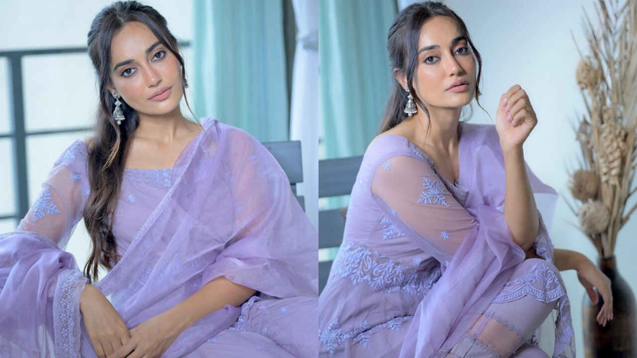 पारंपरिक लुक द्वारा हसीन वाइब्स परोस रही है सुरभि ज्योति