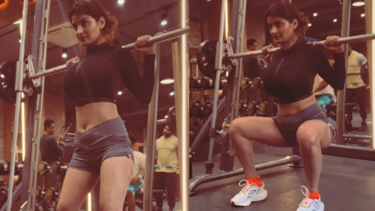 अन्वेषी जैन ने जिम बहाया पसीना, फैंस हुए पानी-पानी