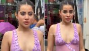 उर्फी जावेद के ट्रांसपेरेंट लुक से सड़कों पर रुकीं गाडियां, ड्रेस में झलका ग्लैमर