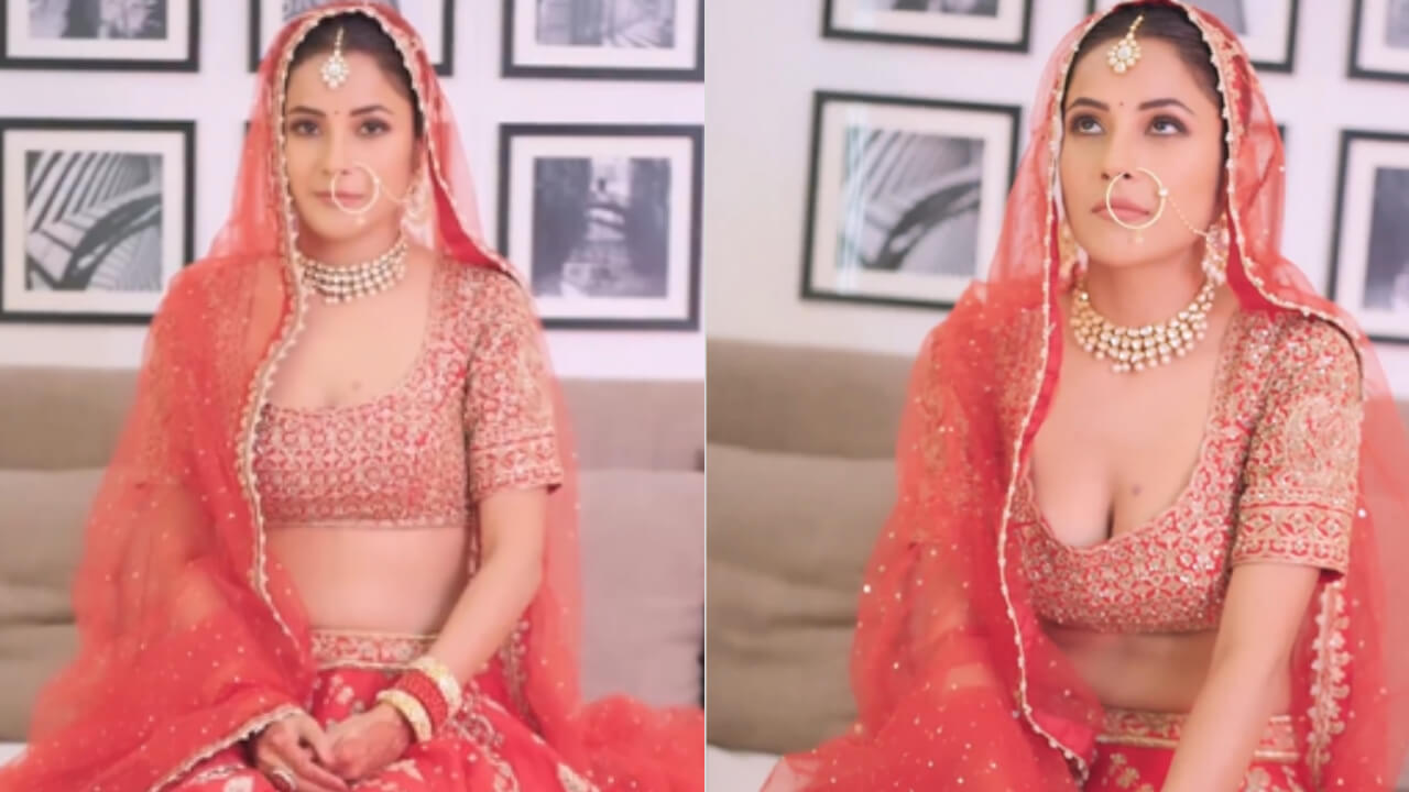 दुल्हन बनीं शहनाज गिल, लाल जोड़े से धड़काया यूजर्स का दिल