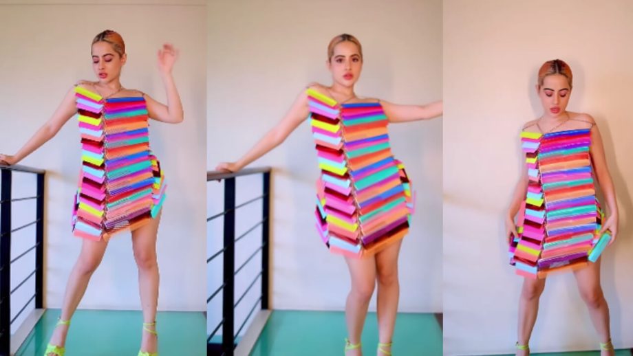 उर्फी जावेद ने फैशन के नाम पर कंघी को बनाया ड्रेस, देखें नया अवतार