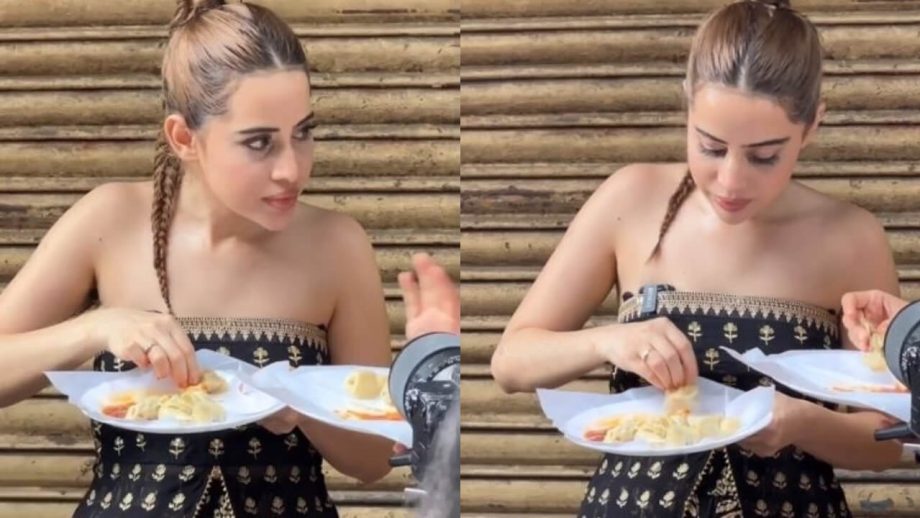 सड़क किनारे मोमोज का लुत्फ उठाती दिखीं उर्फी जावेद, देखें सबूत