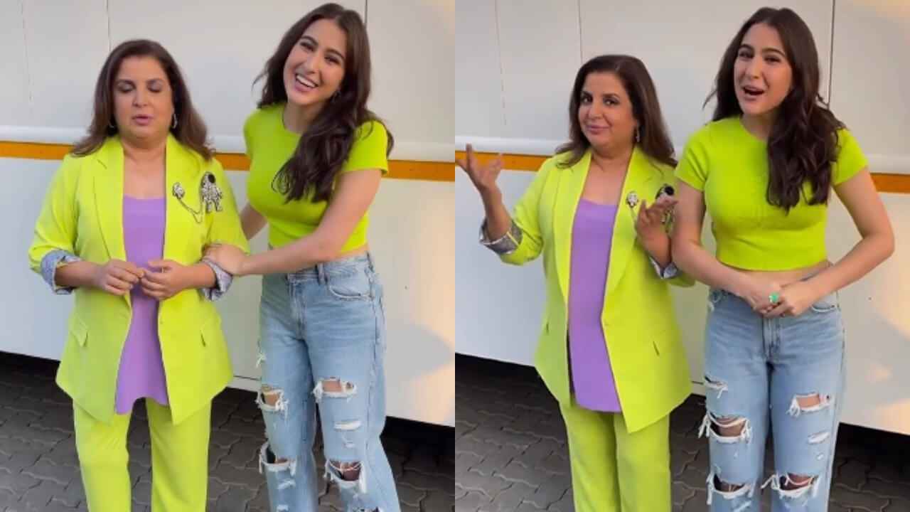 सारा अली खान और फराह खान की जुगलबंदी वीडियो ने इंटरनेट पर मचाई तबाही, देखें वीडियो