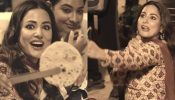गांव जाकर देसी छोरी बनीं Hina Khan, चूल्हे पर बनाई रोटी