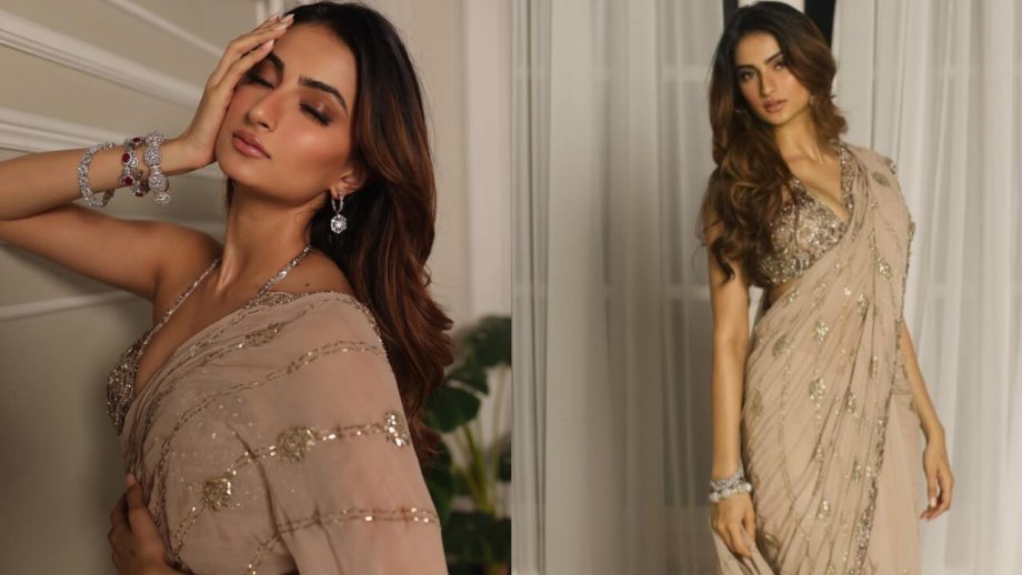 Palak Tiwari ने बदन पर सजाया साड़ी, फैंस की थमीं सांसें
