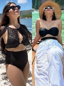 ये है मोहब्बतें फेम कृष्णा मुखर्जी ने दरीया किनारे चलाया अपने हुस्न का जादू