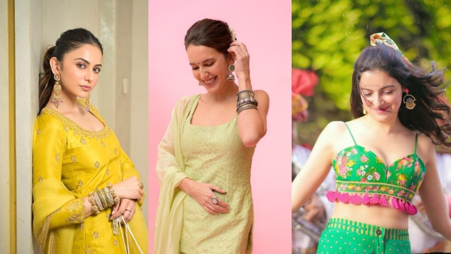 बॉलीवुड अभिनेत्रियां इस तरह स्टाइल करती हैं शरारा सेट: रकुल प्रीत सिंह, इसाबेल कैफ और दिव्या खोसला कुमार से ले प्रेरणा