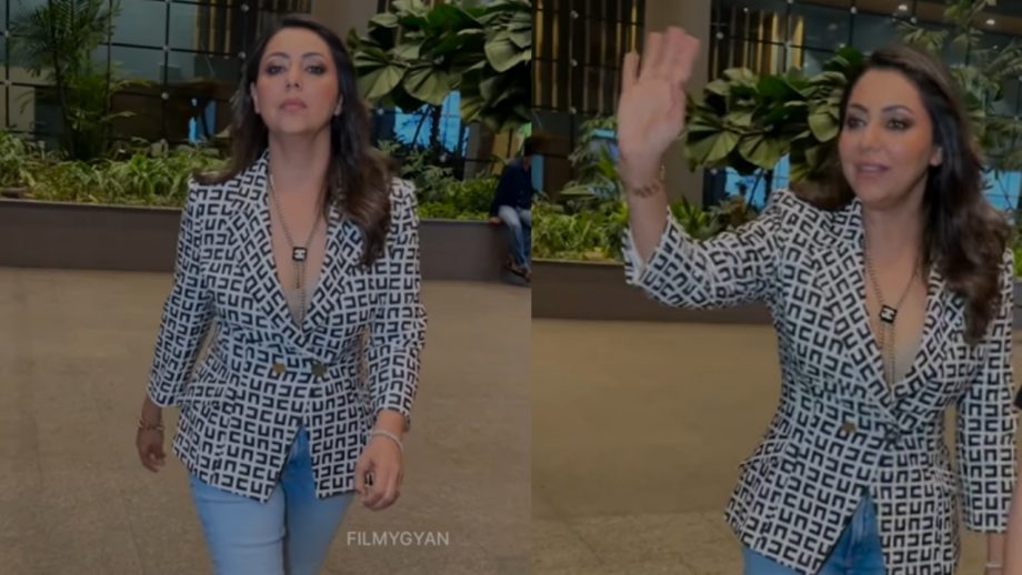 एयरपोर्ट पर गौरी खान के सुपर बॉसी लुक को देखकर सभी हुए दंग, देखें वीडियो