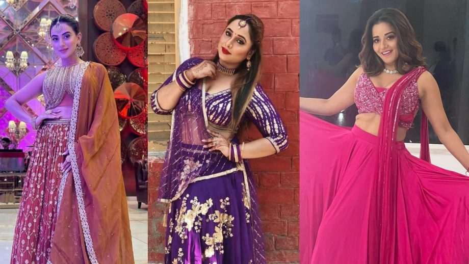 Akshara Singh to Monalisa: इन लहंगे लुक्स द्वारा भोजपुरी अदाकाराओं की तरह दिखें ग्लैमरस