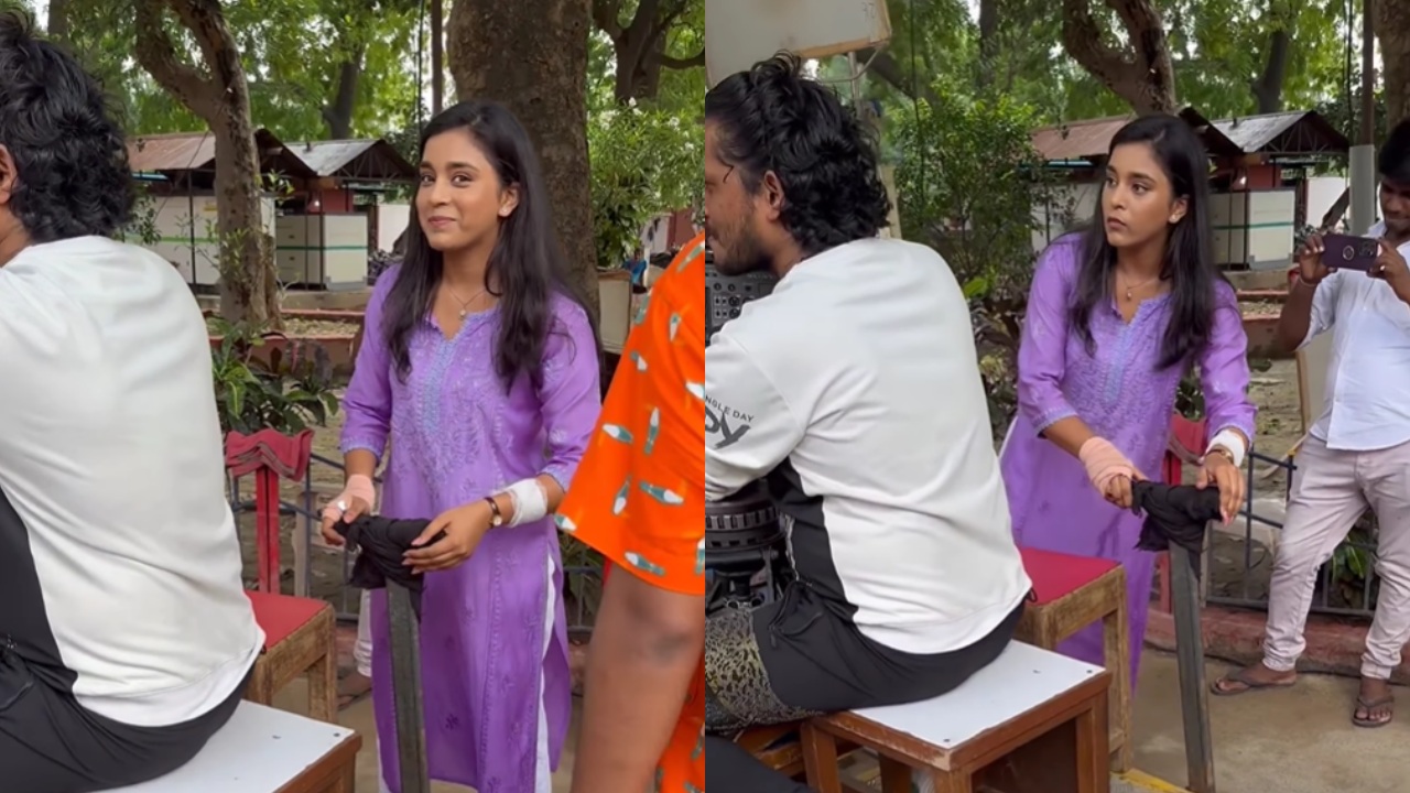 पर्दे के पीछे भी मेहनत करती है सुम्बुल तौकीर खान, काव्या के सेट से सामने आया वीडियो