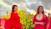 प्राकृतिक सुंदरता वाली दिव्यांका त्रिपाठी ने लाल सलवार सूट और झुमके में चलाई मदहोशी की हवा