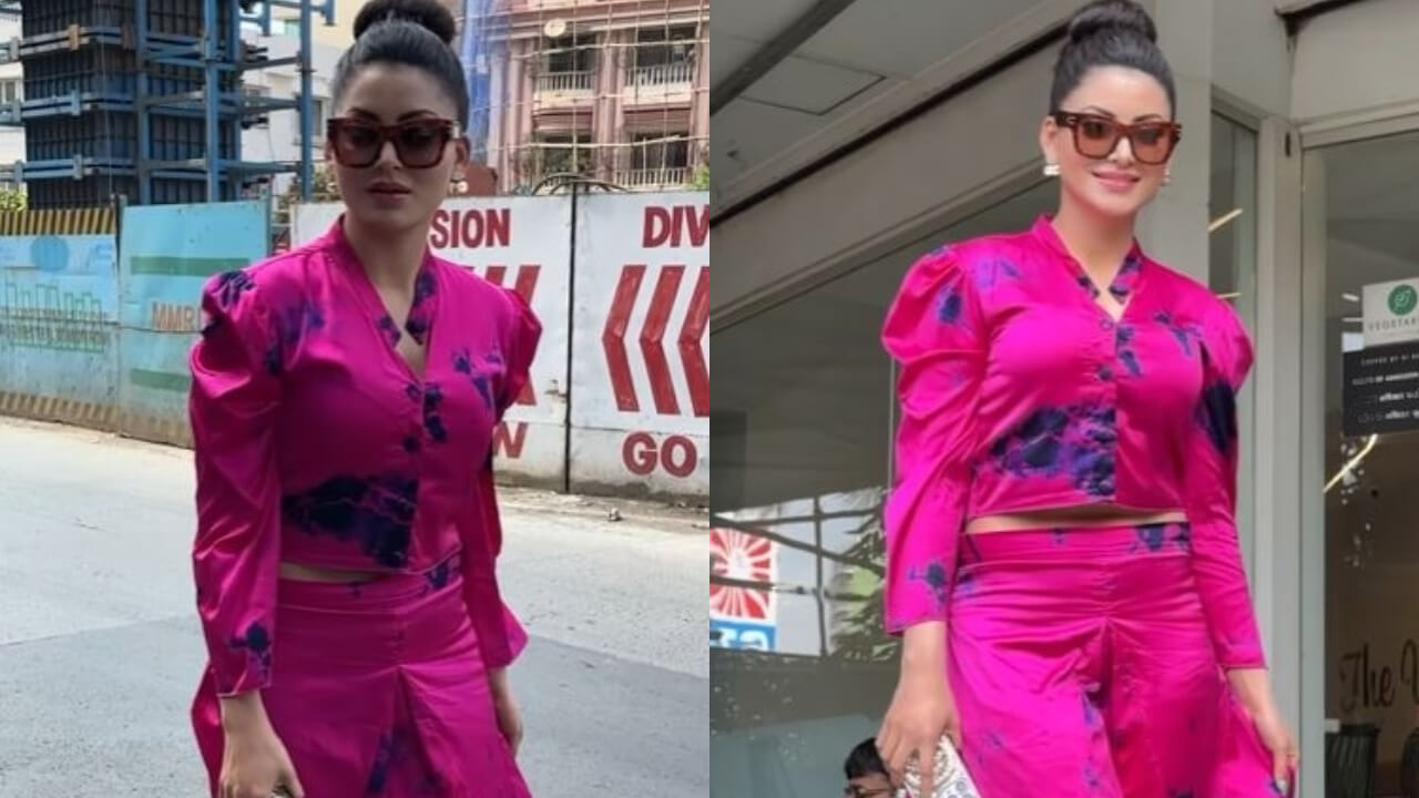 उर्वशी रौतेला ने गुलाबी ड्रेस में बिखेरा अपने ग्लैमर का जादू, यूजर्स की थमीं सांसें