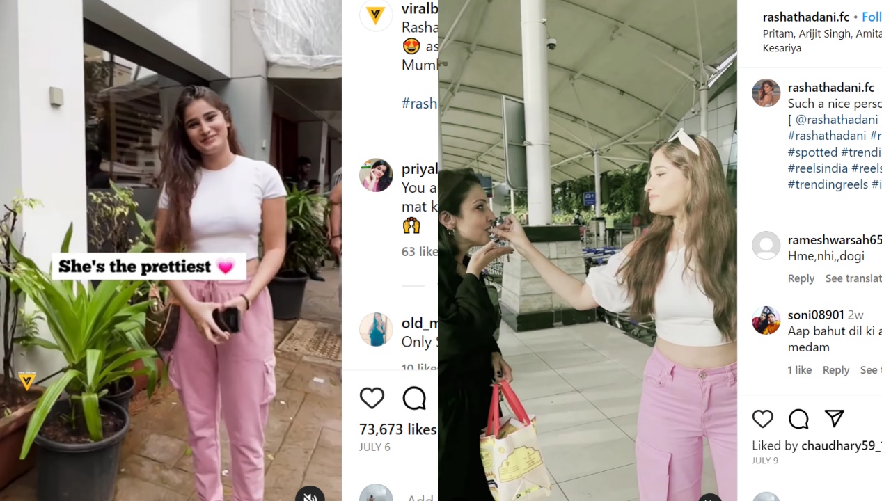 रवीना टंडन की लाडली बेटी राशा थडानी ने जीता फैंस का दिल, देखें क्या है माजरा