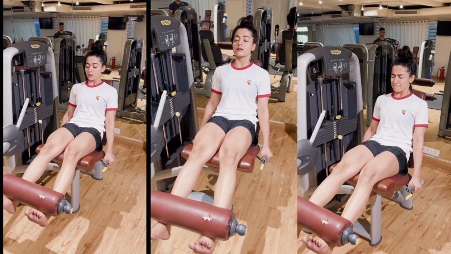 रश्मिका मंदाना के फिटनेस वीडियो से फैंस के छुटे पसीने, देखें वीडियो