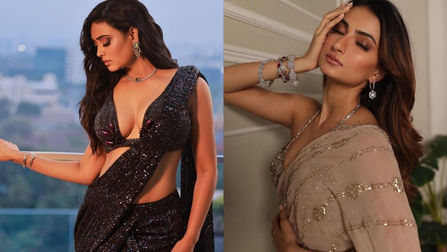 Palak Tiwari Vs Shweta Tiwari: साड़ी लुक में हुस्न दिखाकर किसने किया फैंस का‌ शिकार?
