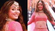 लाल लहंगे में तड़के दार डांस मूव्स के साथ सभी का चैन लूट रही है हिना खान