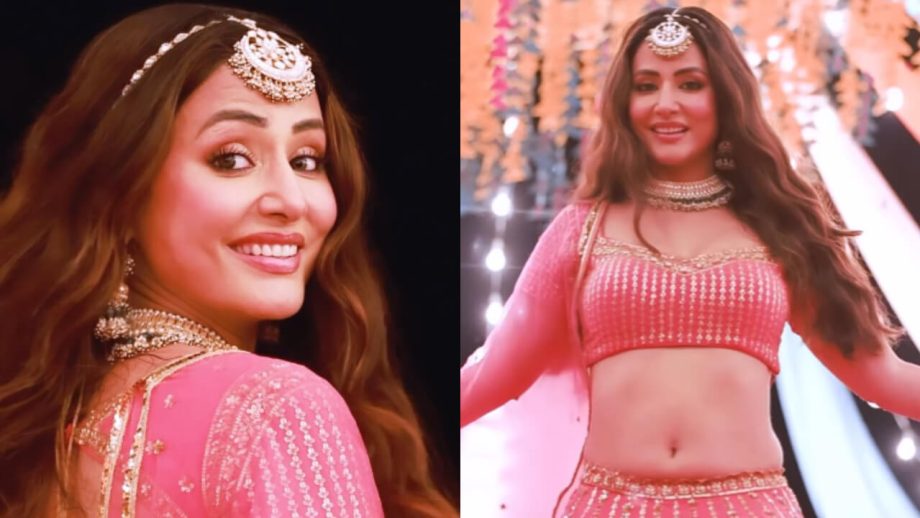 लाल लहंगे में तड़के दार डांस मूव्स के साथ सभी का चैन लूट रही है हिना खान लाल लहंगे में तड़के दार डांस मूव्स के साथ सभी का चैन लूट रही है हिना खान