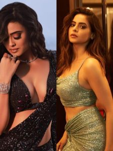 चमकदार बदन पर चमचमाती ड्रेस, टीवी की अभिनेत्रियों का ग्लिटरी लुक