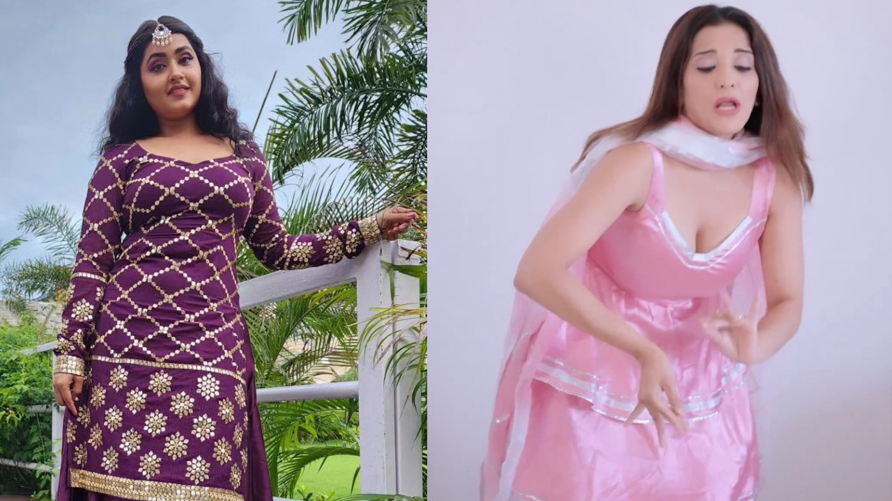 Kajal Raghwani Vs Monalisa: शरारा ड्रेस में हसीनाओं ने दिखाया ग्लैमरस अदाएं, किसका लुक सबसे लाजवाब?