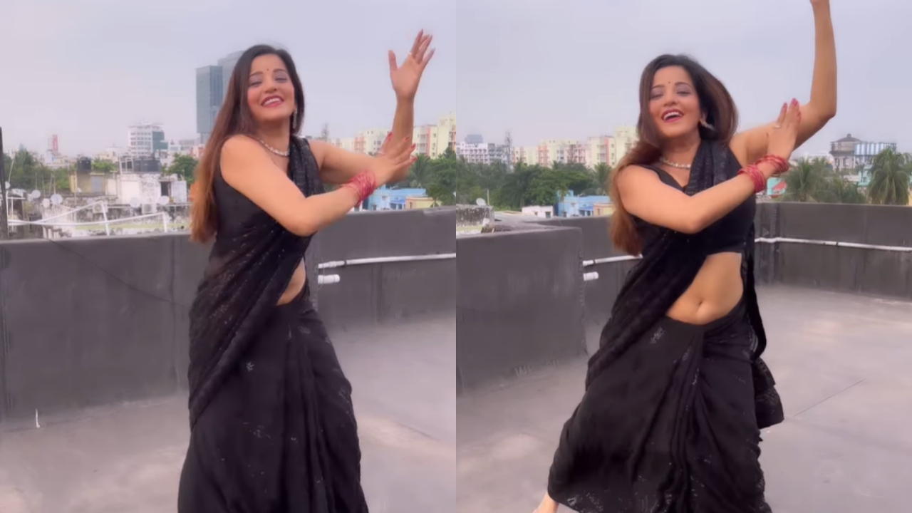 घर के छत पर जमकर नाची भोजपुरी क्विन मोनालिसा, जाने नाचने की वजह