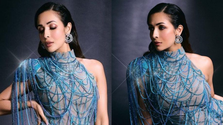 एब्सट्रैक्ट ब्लू सी-थ्रू गाउन में मलाइका अरोड़ा ने चढ़ाया इंटरनेट का पारा, फैंस हुए मदहोश