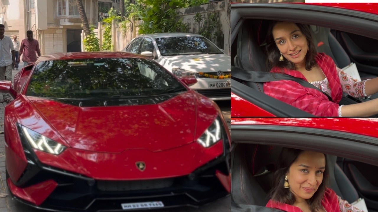 विधि-विधान के साथ 4.5 करोड़ की Lamborghini आईं Shraddha Kapoor के घर, रफ्तार में बुलेट ट्रेन से भी है तेज