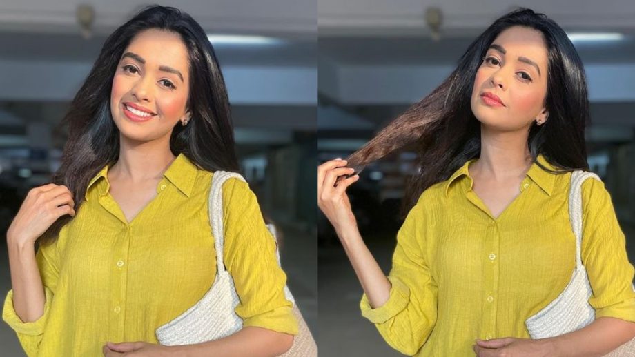 Kumkum Bhagya की Prachi उर्फ मुग्धा चाफेकर ने अपने को-ओर्ड सेट से बिखेरा ग्लैमर, देखें हसीना अदाएं