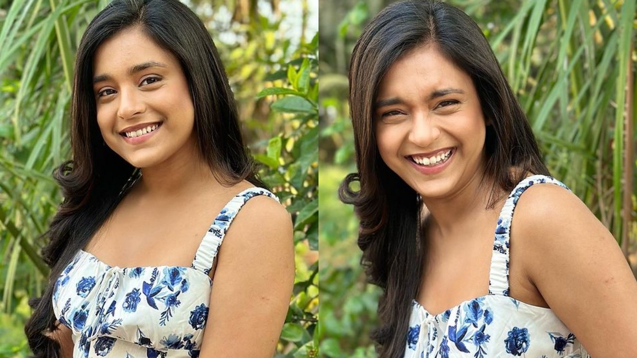 फ्लोरल प्रिंटेड क्रॉप- टॉप में कहर ढा रही है सुंबुल तौकीर खान, देखे प्यारी तस्वीरे