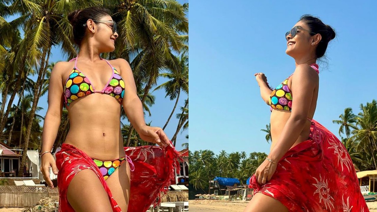 बिग बॉस गर्ल श्रीजिता डे ने मल्टीकलर बिकनी लुक से दरीया किनारे बढ़ाई गर्मी