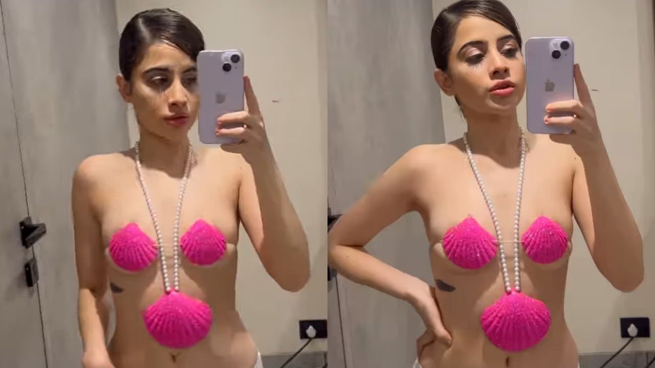 उर्फ़ी जावेद ने फिर दिखाया अपना बोल्ड लुक, सीप से ढका बदन और फैन्स को किया मदहोश